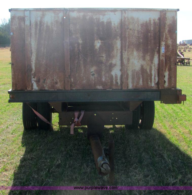 image for item 6721 Dual tandem box bed trailer