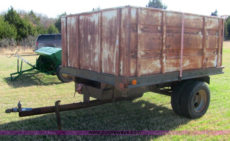 image for item 6721 Dual tandem box bed trailer