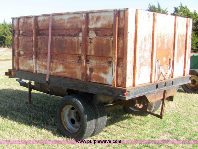 image for item 6721 Dual tandem box bed trailer