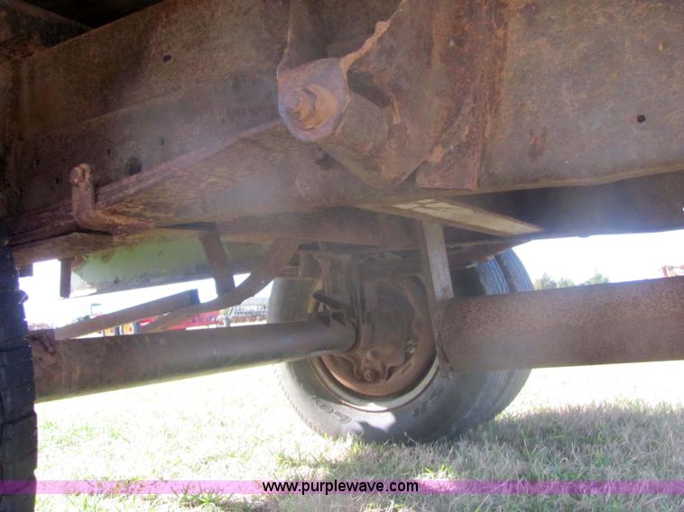 image for item 6721 Dual tandem box bed trailer