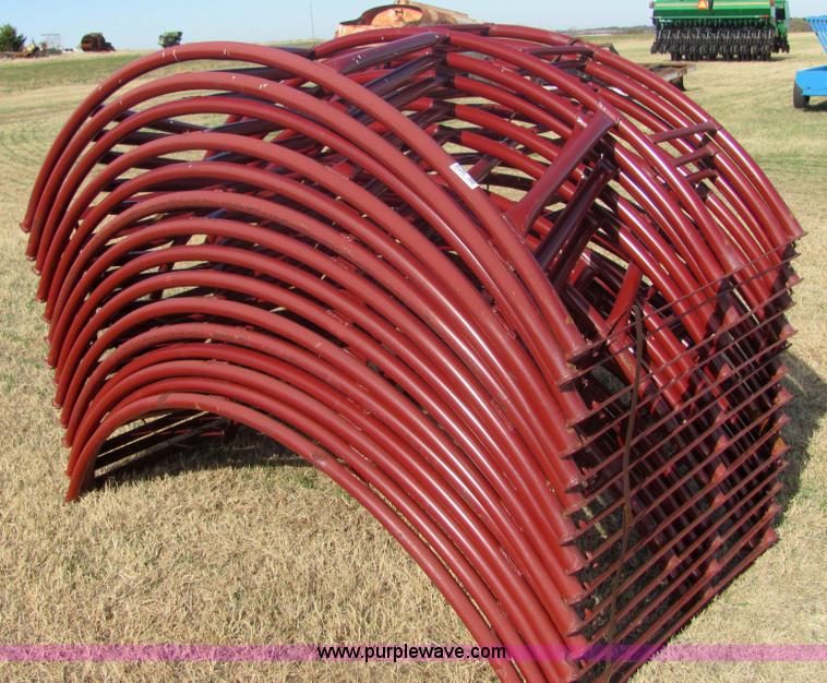 image for item 6732 (5) sets of BJ round bale feeders