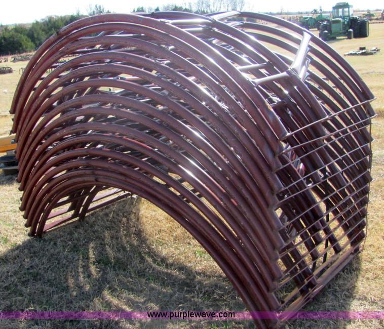 image for item 6732 (5) sets of BJ round bale feeders