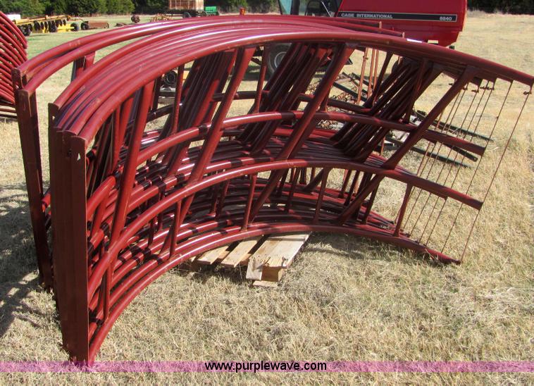 image for item 6735 (4) sets of BJ round bale feeders