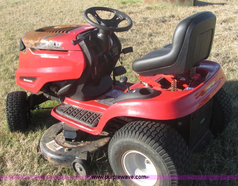 image for item 6745 Troy-Bilt Bronco riding lawn mower