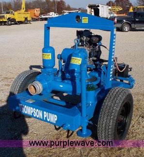 image for item 1495 Thompson 4" double diaphragm pump