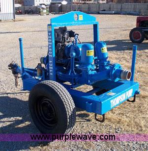 image for item 1495 Thompson 4" double diaphragm pump