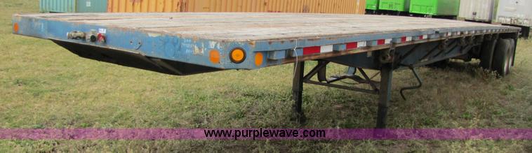 image for item 3599 2000 Lufkin FL-II-ST 48' flatbed trailer