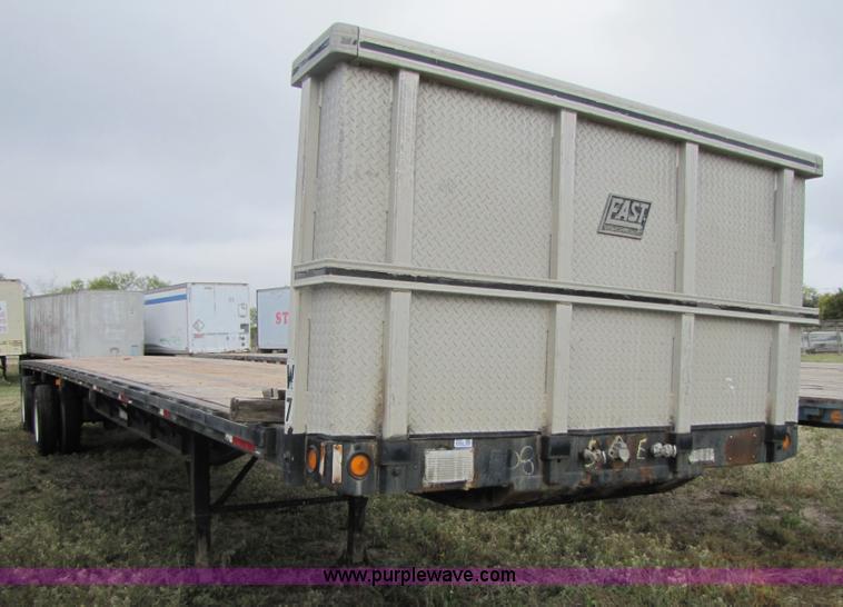 image for item 3601 1992 Transcraft 48' flatbed trailer