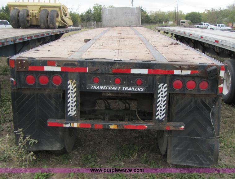 image for item 3601 1992 Transcraft 48' flatbed trailer