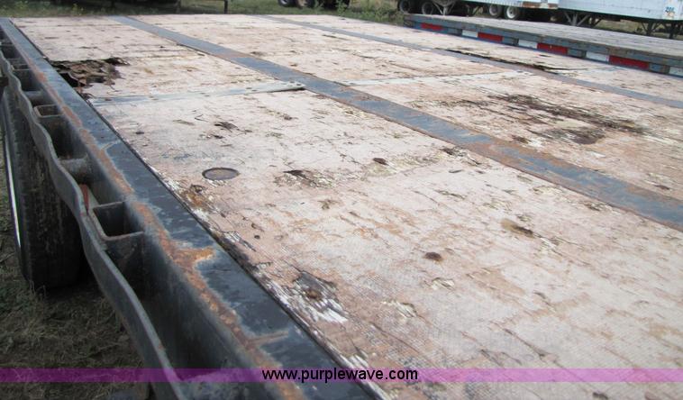 image for item 3601 1992 Transcraft 48' flatbed trailer