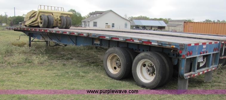 image for item 3602 2000 Lufkin FL-II-ST 48' flatbed trailer
