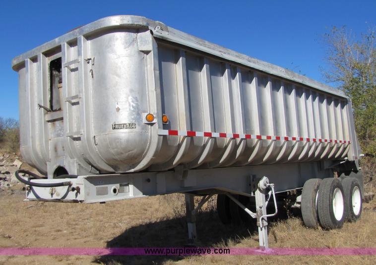 image for item 5157 1990 Fruehauf 24' end dump trailer