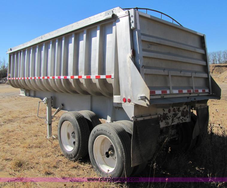 image for item 5157 1990 Fruehauf 24' end dump trailer