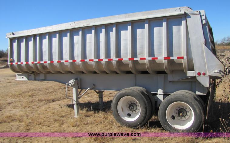 image for item 5157 1990 Fruehauf 24' end dump trailer
