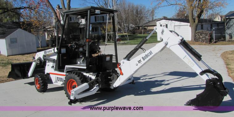 image for item 5231 2002 Bobcat B100 Turbo loader backhoe