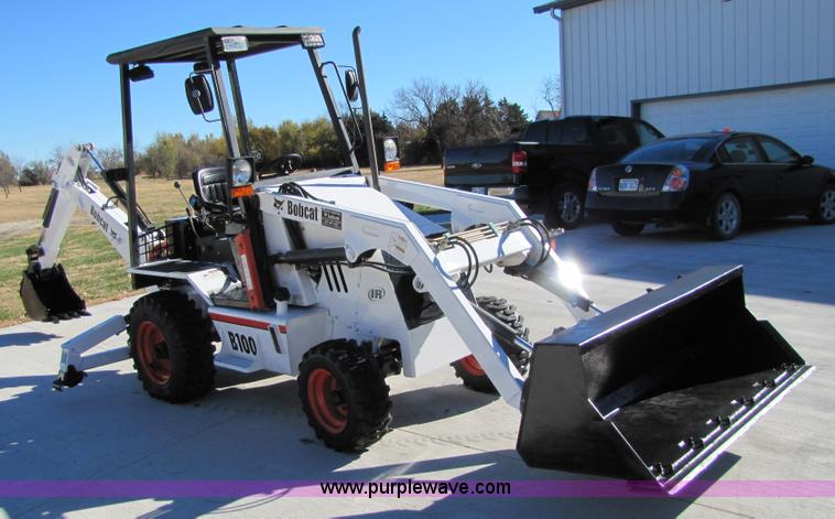 image for item 5231 2002 Bobcat B100 Turbo loader backhoe