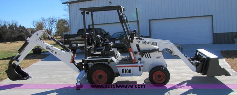 image for item 5231 2002 Bobcat B100 Turbo loader backhoe