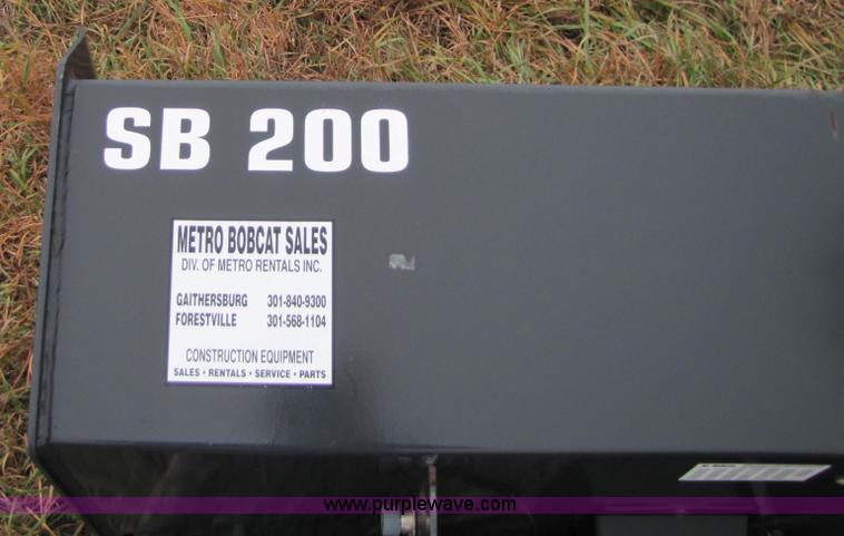 image for item 5306 2005 Bobcat SB200X72 snow blower