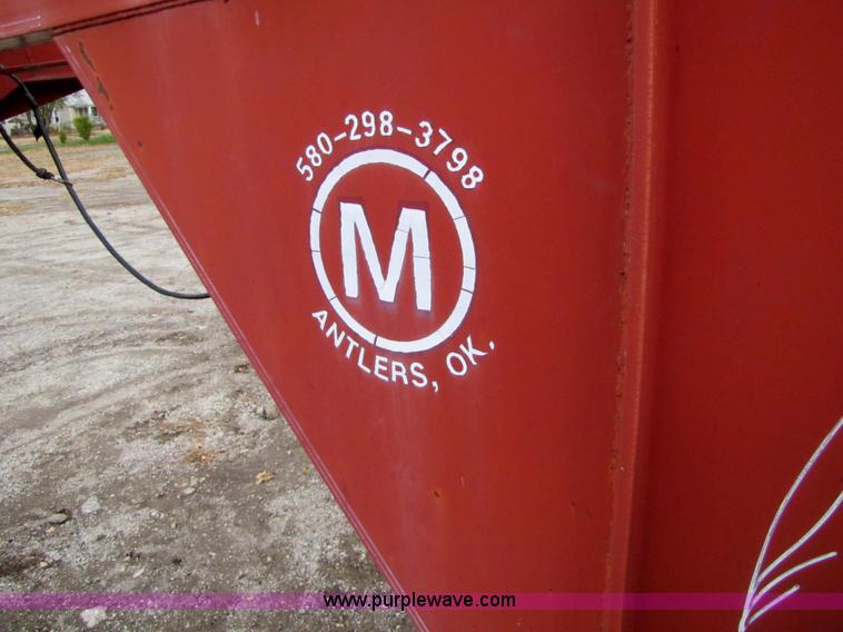 image for item 5310 1999 Circle M tandem axle gooseneck trailer