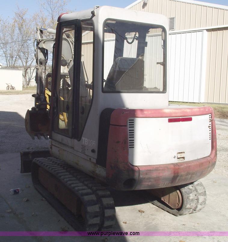 image for item 5993 1994 Takeuchi TB035 mini excavator
