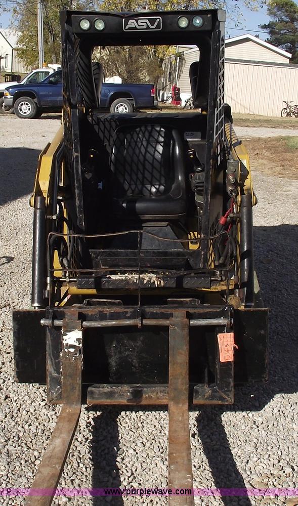 image for item 5994 2007 ASV RC30 skid steer with three attachments