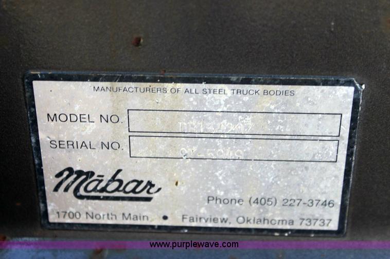 image for item 6394 Mabar dump truck bed