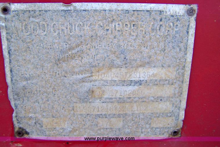 image for item 7307 Wood Chuck W/C-17G chipper shredder