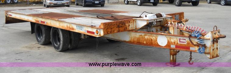 image for item 7761 1989 Trail King TKT20-2400 20' trailer