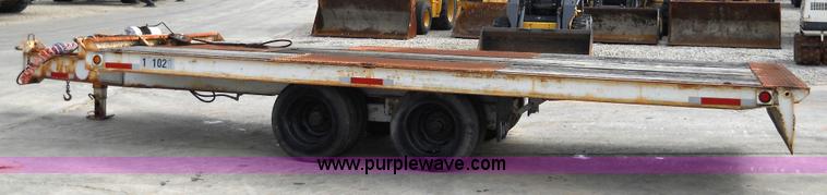 image for item 7761 1989 Trail King TKT20-2400 20' trailer