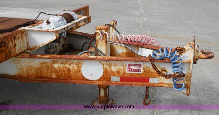 image for item 7761 1989 Trail King TKT20-2400 20' trailer