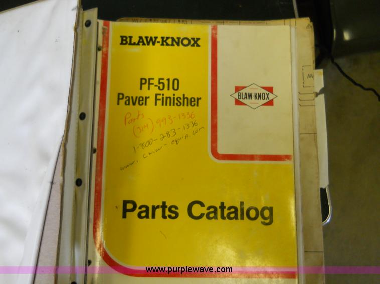 image for item 7766 1985 Blaw-Knox PF-510 paver finisher