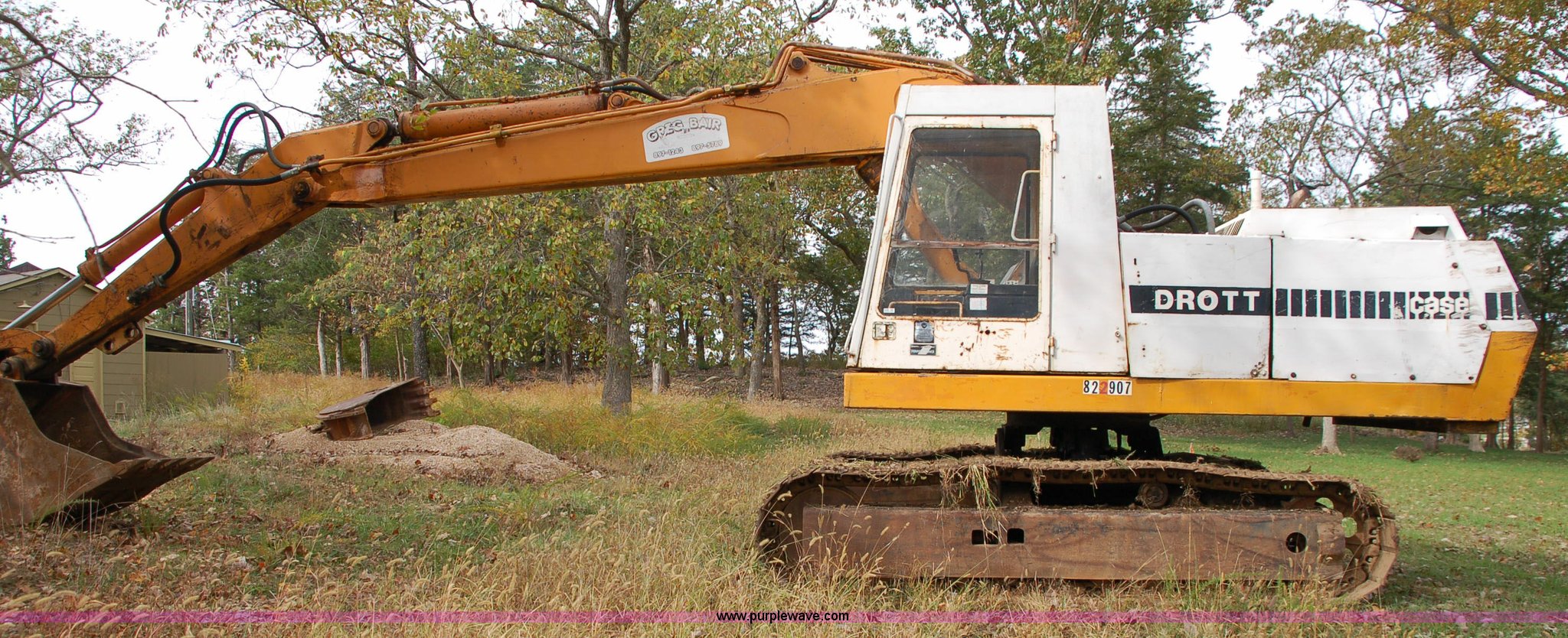 1981 Drott Case 40CE excavator in Gravois Mills, MO Item 5549 sold