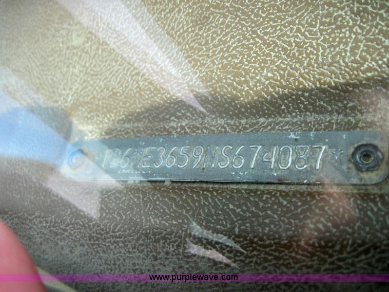 image for item 3154 1992 Dodge D350 pickup truck