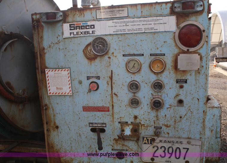 image for item 4833 1991 Sreco Flexible Hy-Power sewer flusher