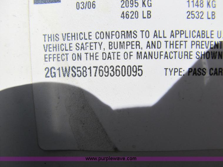 image for item 5128 2006 Chevrolet Impala