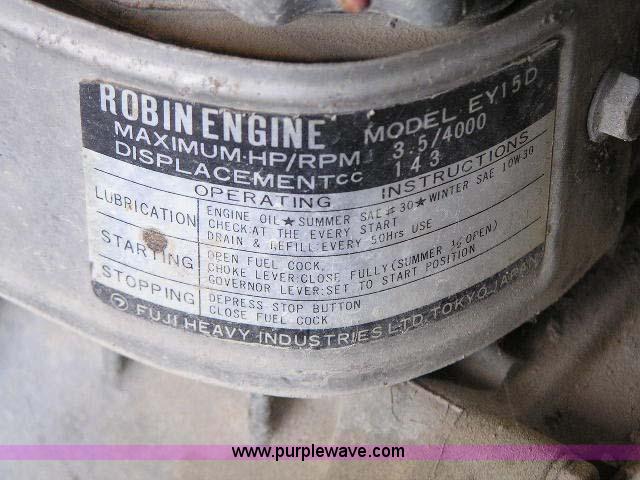 image for item 5145 Multiquip water pump and hoses