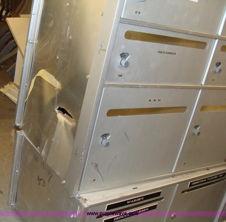 image for item 5183 35 compartment aluminum mailbox set