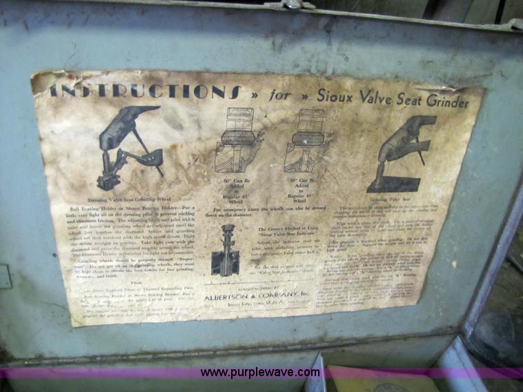 image for item 5307 Stout valve face grinding machine