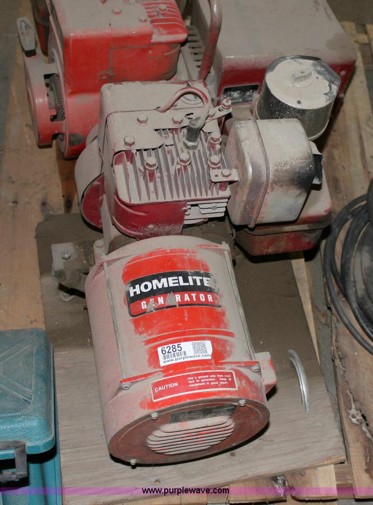 image for item 6285 Homelite generator