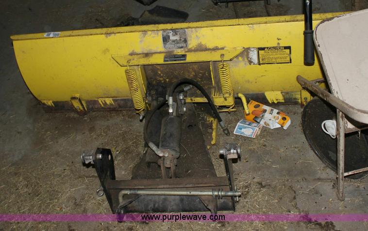 image for item 6293 John Deere 54" snow plow blade