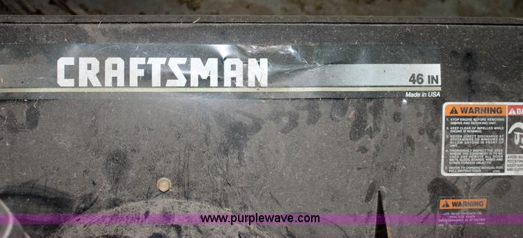 image for item 6294 Craftsman 46" two-stage snow blower