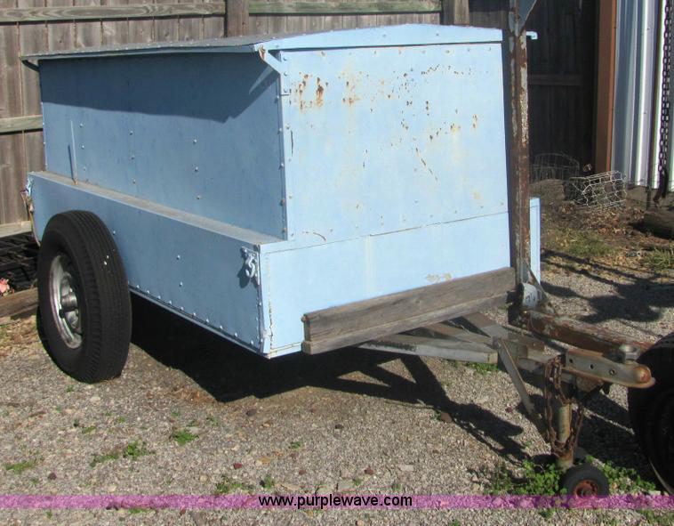 image for item 6325 Shop built 8' single axle trailer