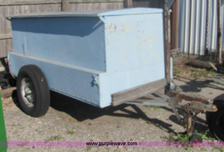 image for item 6325 Shop built 8' single axle trailer
