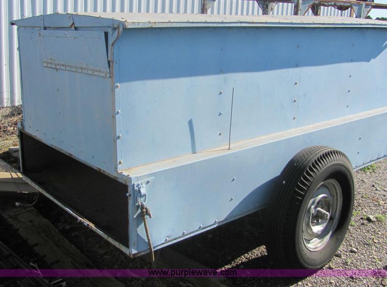 image for item 6325 Shop built 8' single axle trailer