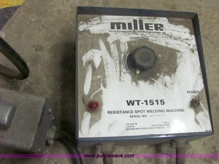image for item 6361 Miller WT-1515 spot welding machine