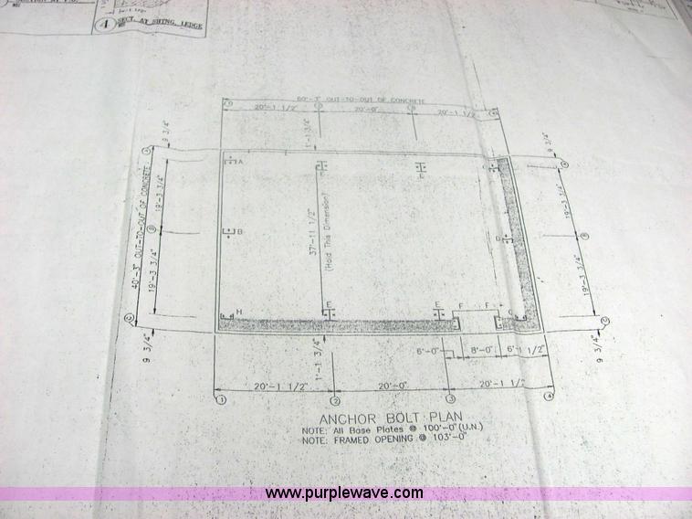 image for item 6367 40' x 60' steel building