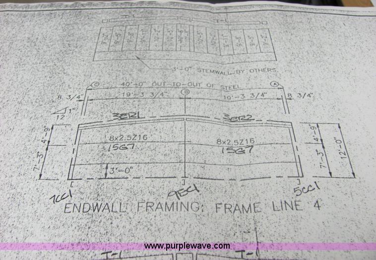 image for item 6367 40' x 60' steel building