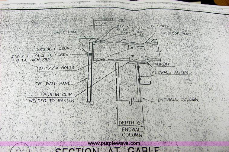 image for item 6367 40' x 60' steel building