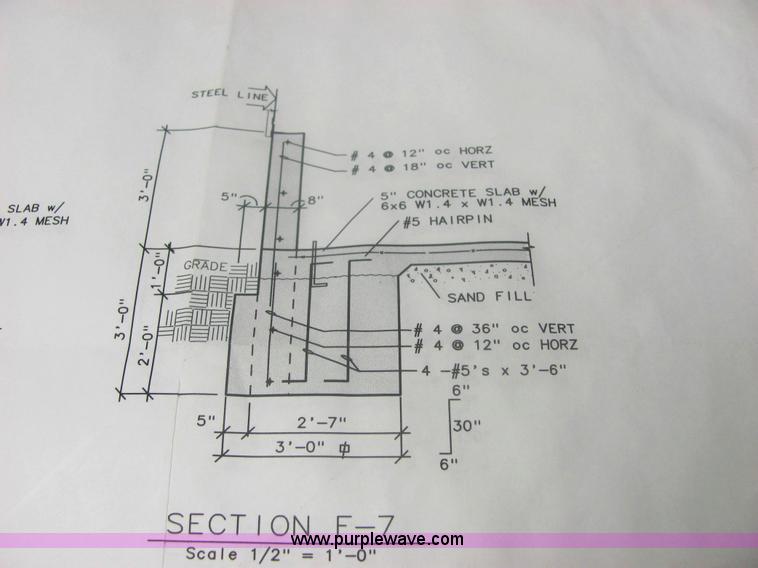 image for item 6367 40' x 60' steel building