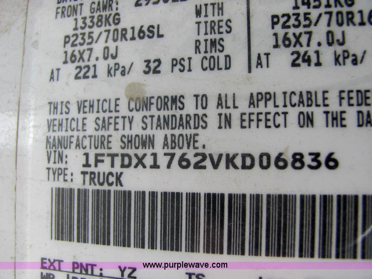 image for item 6373 1997 Ford F150 XLT pickup truck